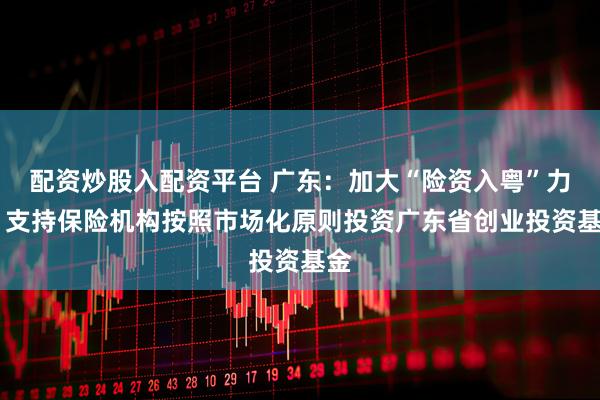 配资炒股入配资平台 广东：加大“险资入粤”力度 支持保险机构按照市场化原则投资广东省创业投资基金